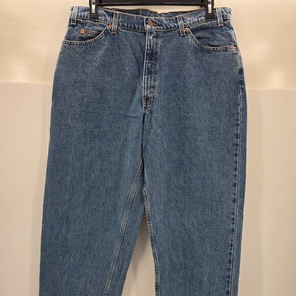 VTG Levis Jeans 560 Loose Fit Tapered Leg Orange Tab 90s Men’s Size 36x32 - Picture 1 of 11